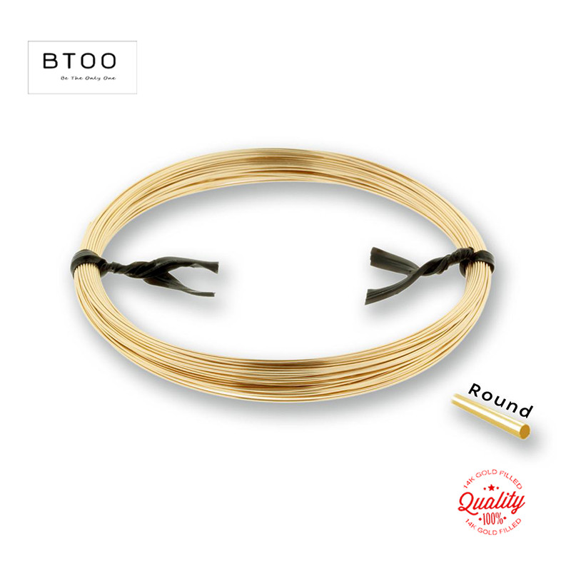 Jewelry Making Gold Wire - Một Mét Nửa Cứng/Chết Mềm Vàng