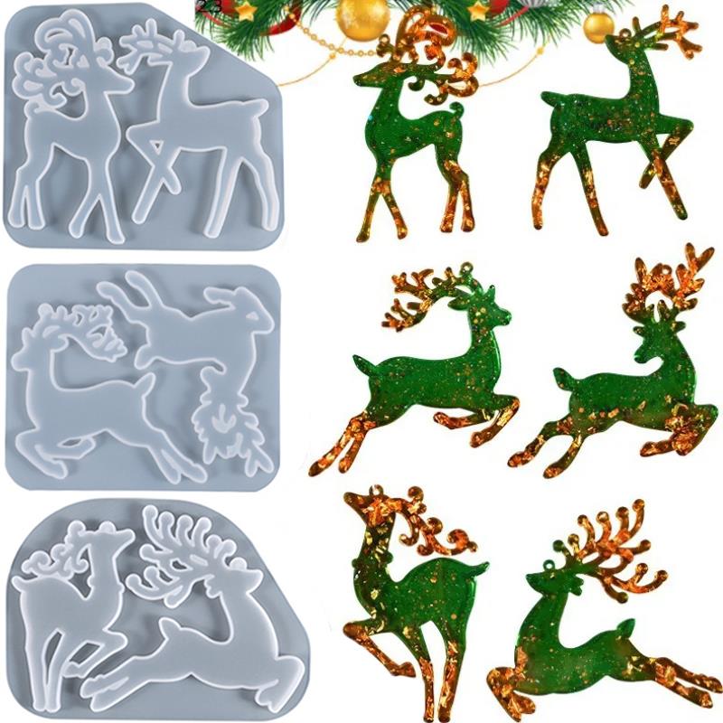 Jewelry Making Degree - Christmas Elk Epoxy Resin Mold For