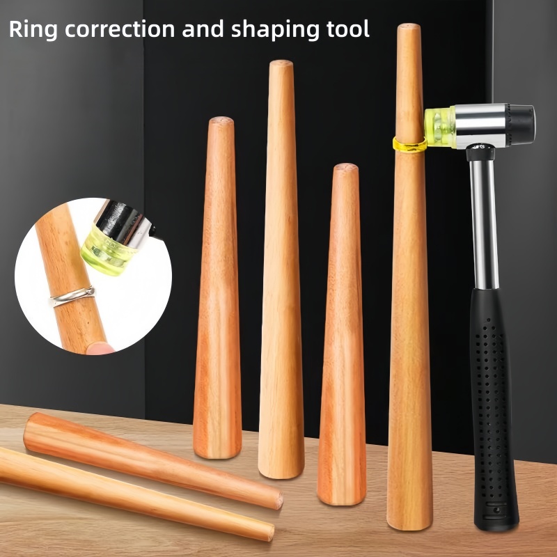Jewelry Making Hammer - Wooden Ring Sizing Mandrel - Jewelry