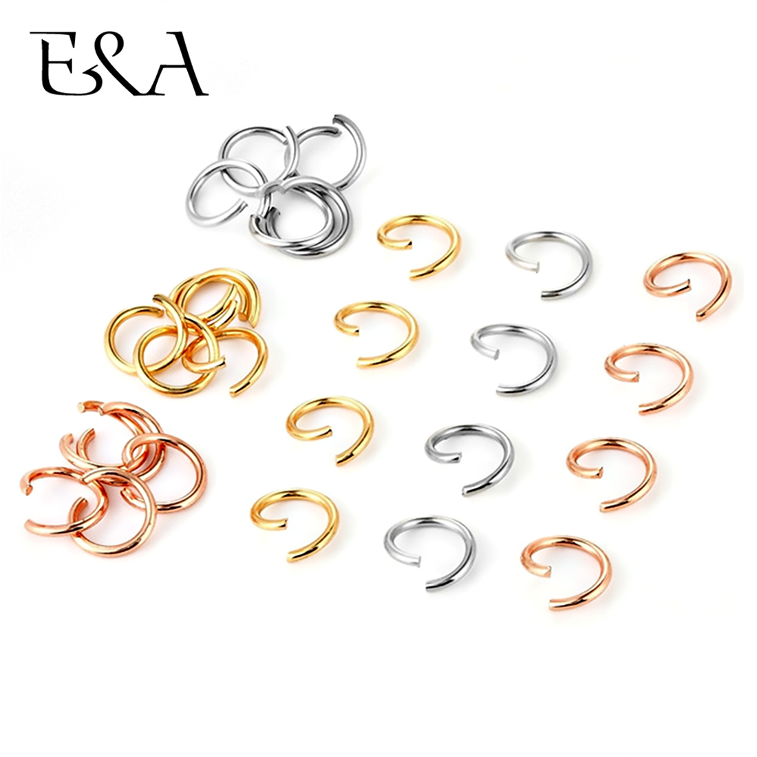 Jewelry Making Closed Jump Rings - 200pcs/Lot Stainless Steel Jump Rings PVD