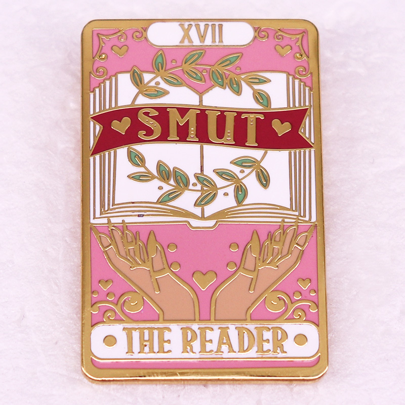 Jewelry Making Journal - SMUT The Reader Book Enamel Pin