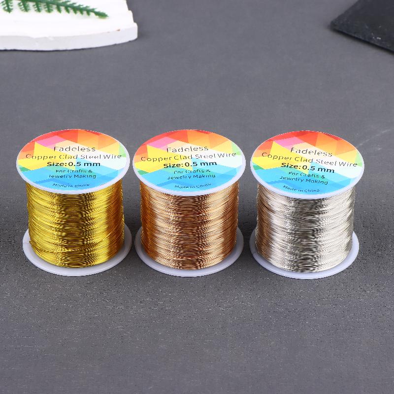 Jewelry Making Yarn - 100m/328ft Fadeless Copper Clad Steel Wire