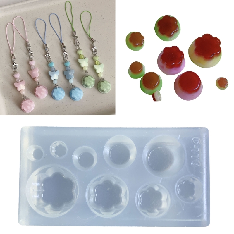Jewelry Making Degree - 652F Bánh Hình Bông Silicon Trang