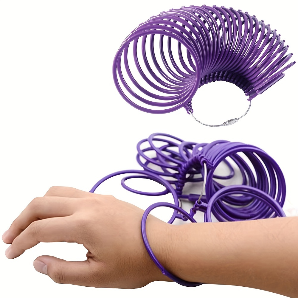 Jewelry Making Looper Tool - 1pc Purple Plastic HK Bracelet Sizer