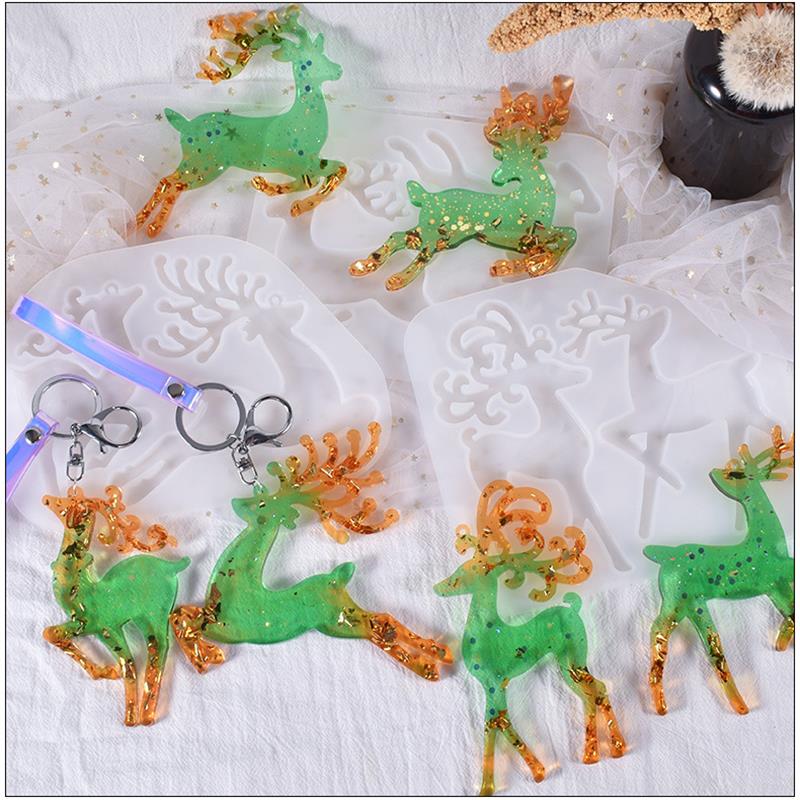 Christmas Elk Epoxy Resin Mold - đánh giá và giá Jewelry Making Degree