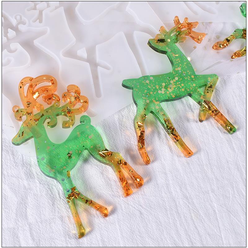 Christmas Elk Epoxy Resin Mold - đánh giá và giá Jewelry Making Degree