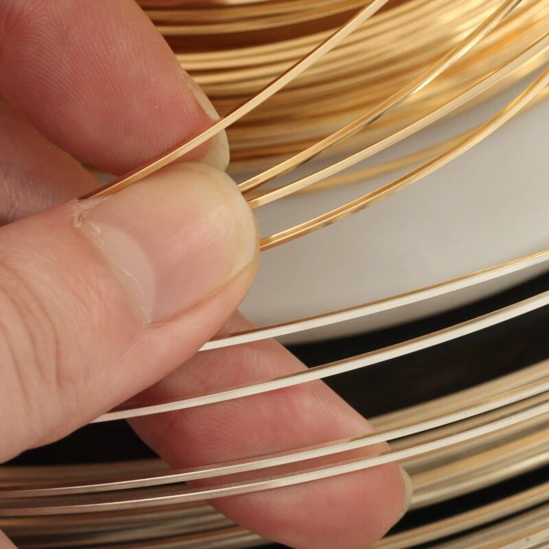 Vàng 14K Đầy Vuông Dây Một Mét - đánh giá và giá Jewelry Making Gold Wire