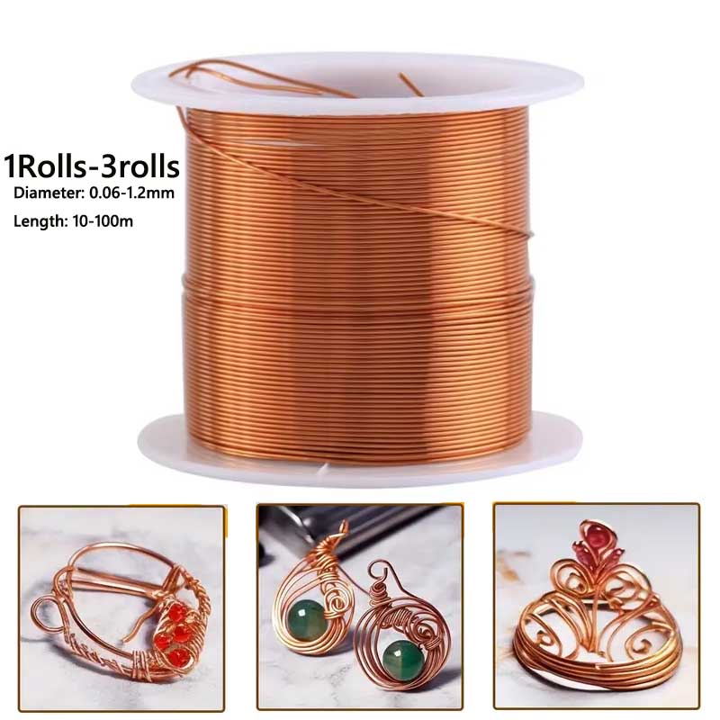 1-3Roll  Soft Copper Wire for  - đánh giá và giá Jewelry Making Yarn