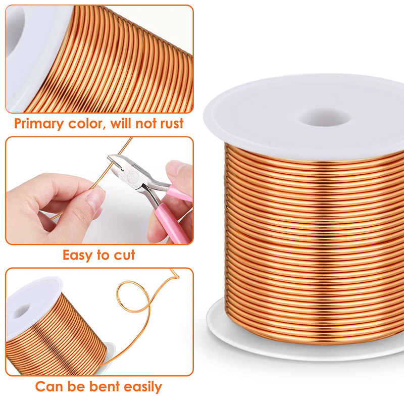 1-3Roll  Soft Copper Wire for  - đánh giá và giá Jewelry Making Yarn