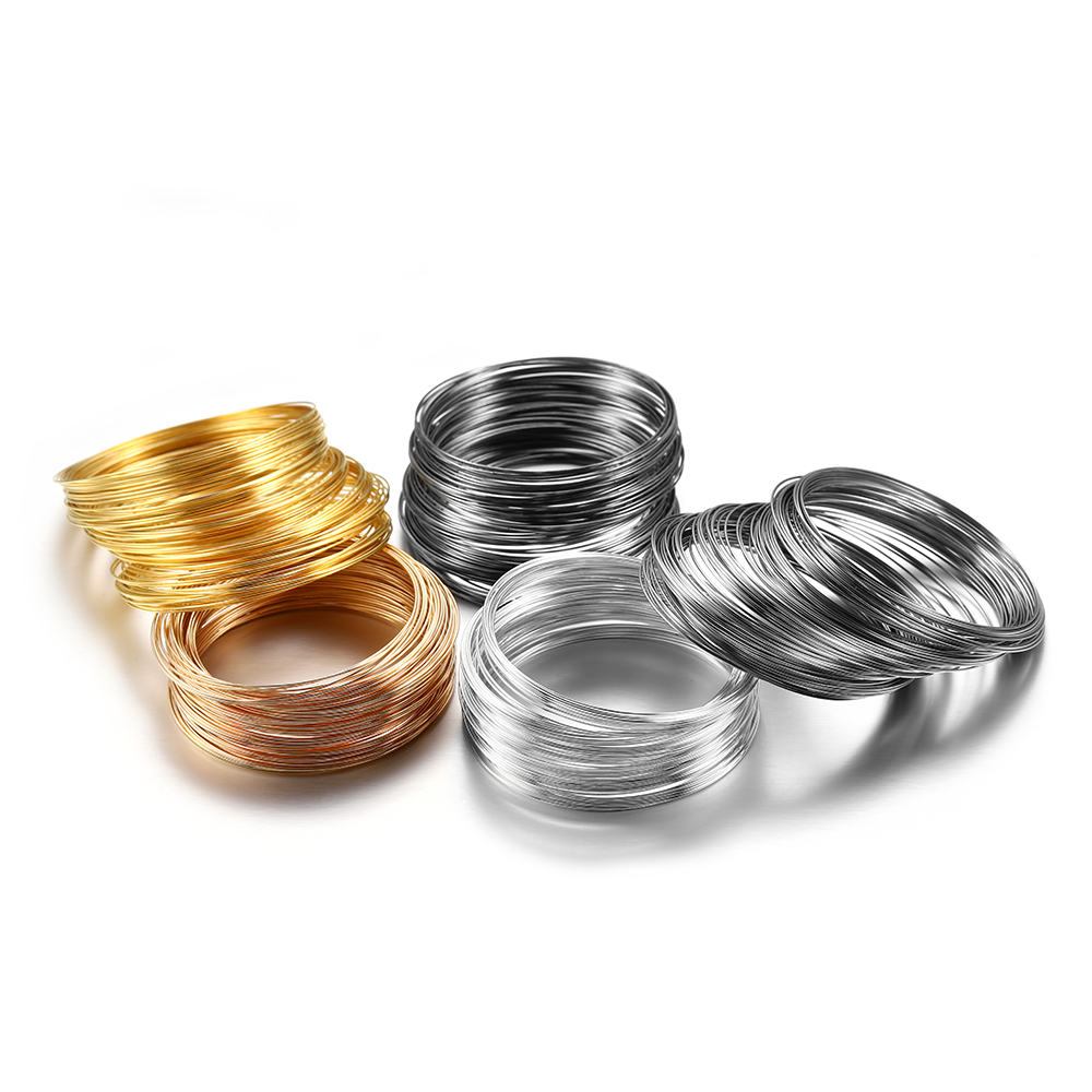 100 Loops/lot 0.6mm Silver Gol - đánh giá và giá Jewelry Making Gold Wire