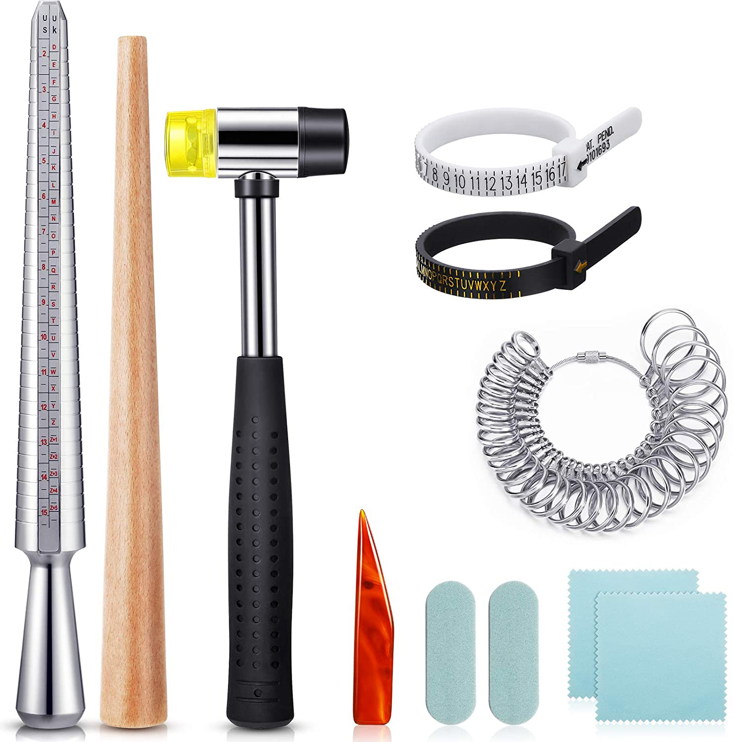 11 Pieces Of US UK Ring Mandre - đánh giá và giá Jewelry Making Hammer