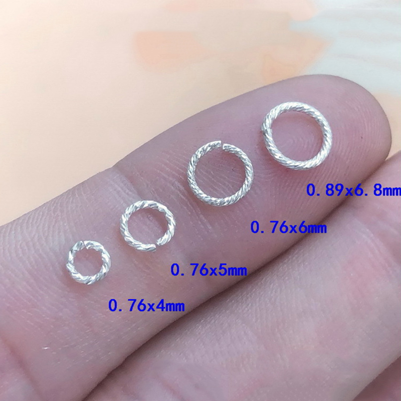 925 Sterling Silver Sparkle Cl - đánh giá và giá Jewelry Making Closed Jump Rings