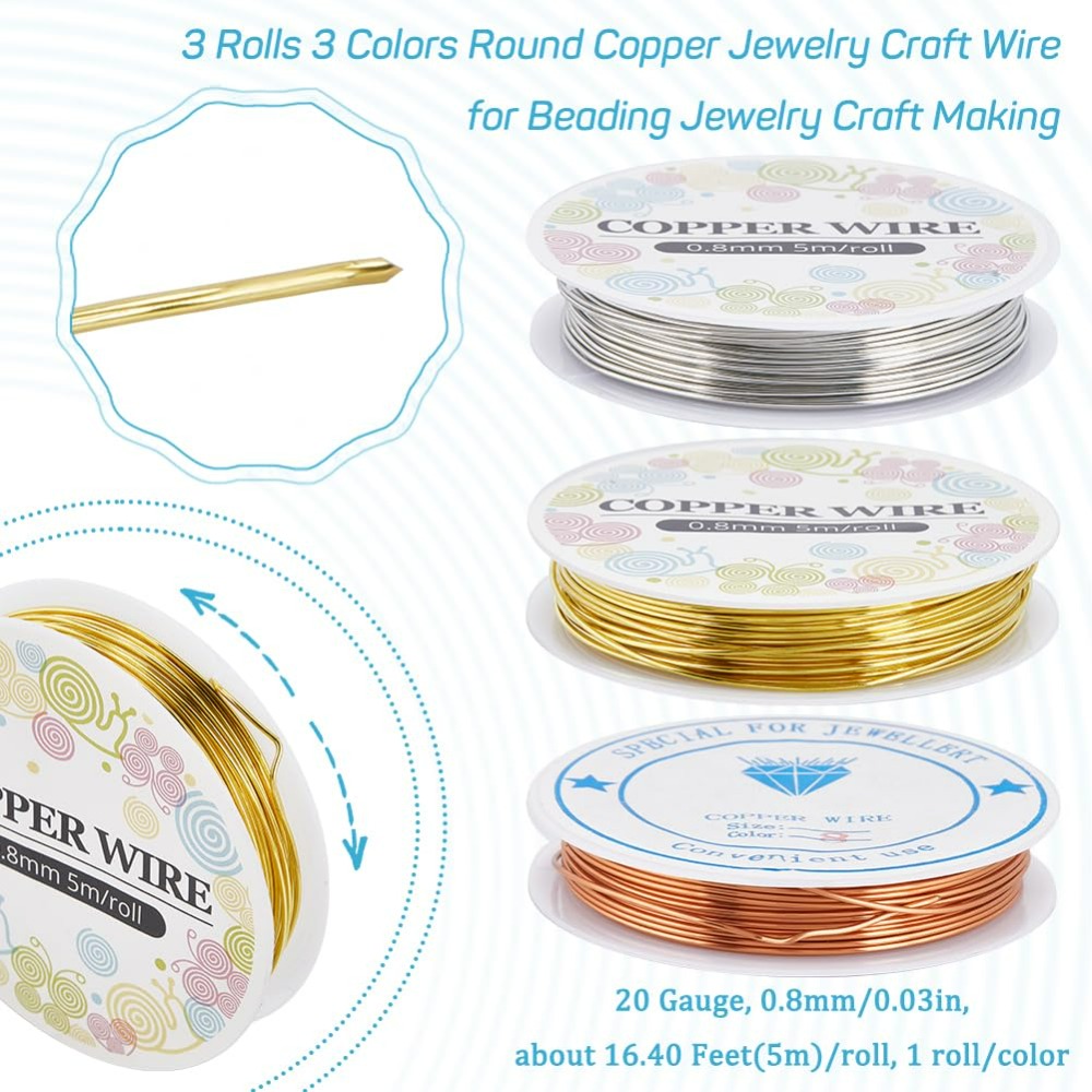 12.8M Copper Jewelry Wire 0.8m - đánh giá và giá Jewelry Making Gold Wire