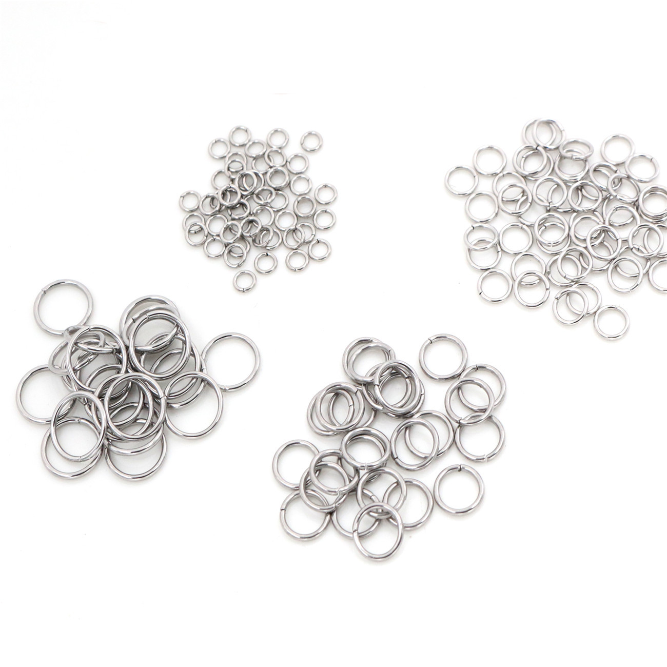 100-200pcs 3-15mm Stainless St - đánh giá và giá Jewelry Making Closed Jump Rings