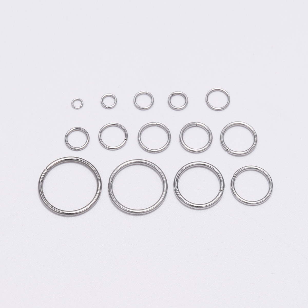 100-200pcs 3-15mm Stainless St - đánh giá và giá Jewelry Making Closed Jump Rings