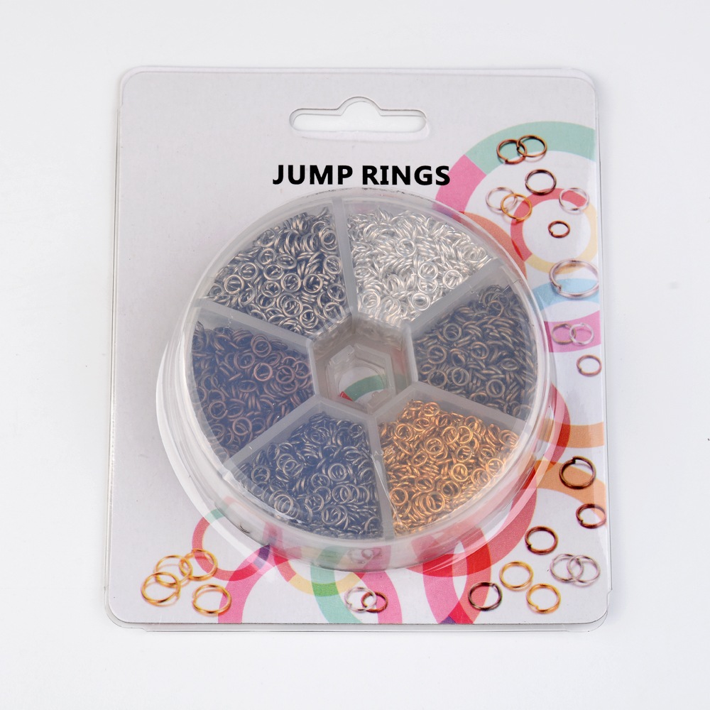 1 Box Iron Jump Rings Open/Clo - đánh giá và giá Jewelry Making Closed Jump Rings