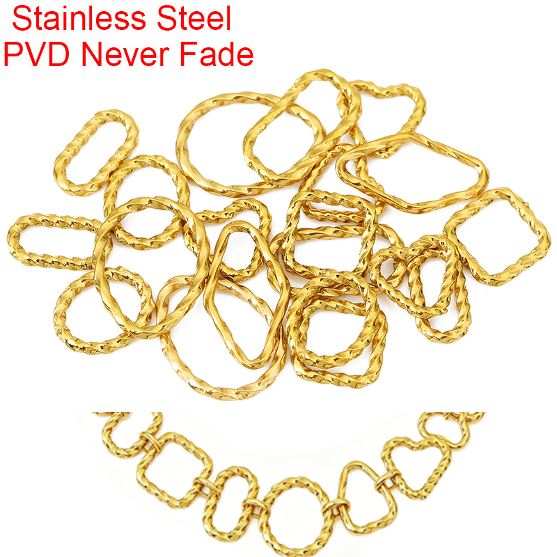 10pcs Stainless Steel Closed T - đánh giá và giá Jewelry Making Closed Jump Rings