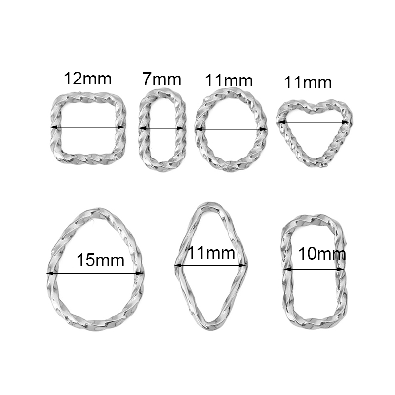 10pcs Stainless Steel Closed T - đánh giá và giá Jewelry Making Closed Jump Rings
