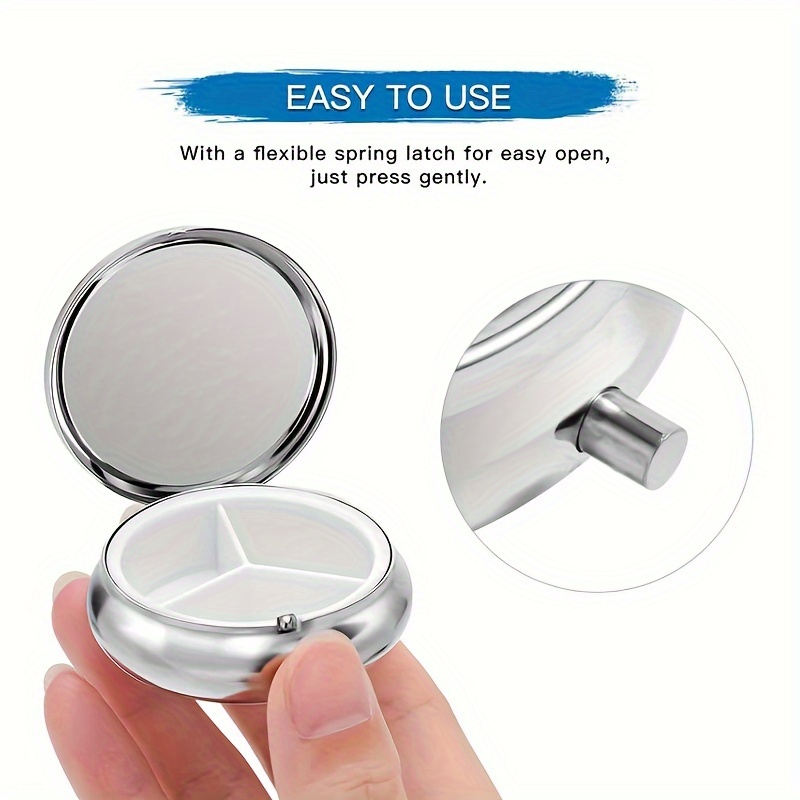 A three-layer pill box with an - đánh giá và giá Jewelry Making Place