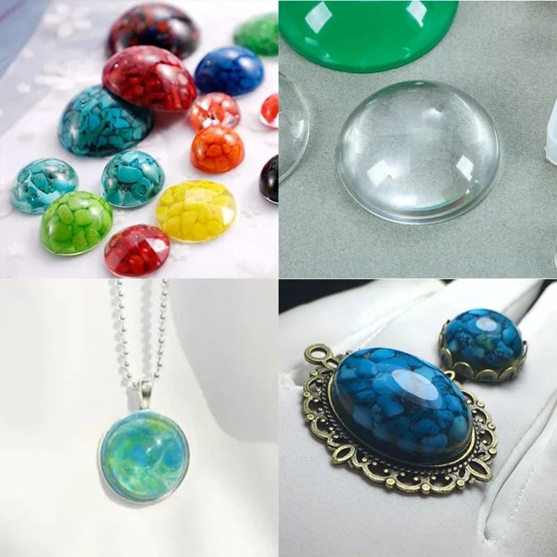 1pcs Silicone Mold Half Ball O - đánh giá và giá Jewelry Making Degree