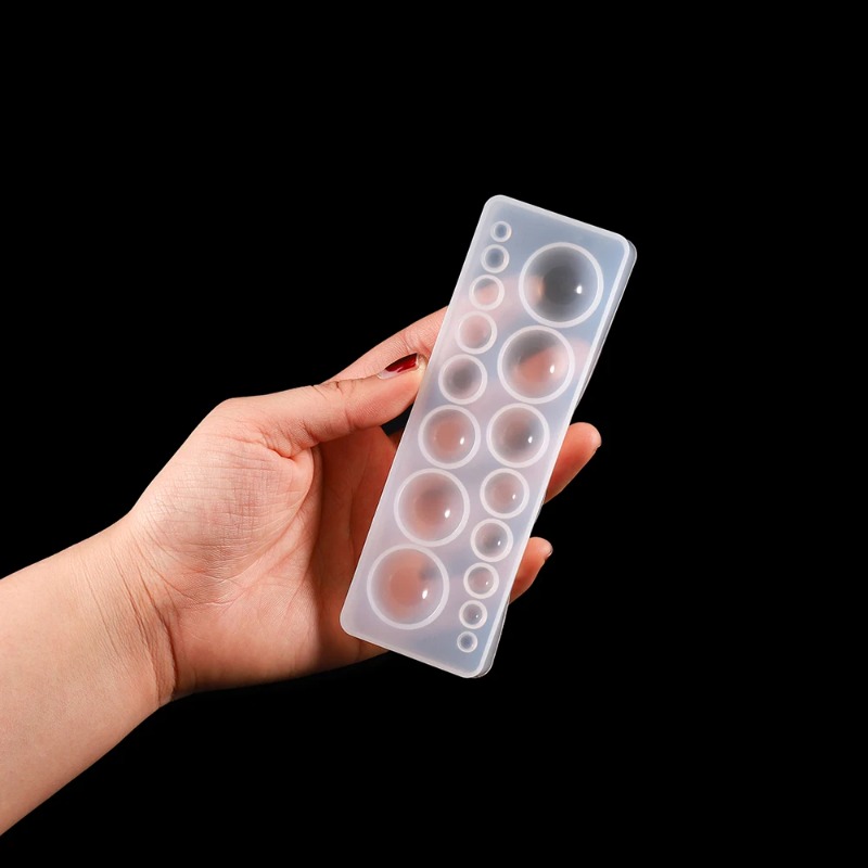 1pcs Silicone Mold Half Ball O - đánh giá và giá Jewelry Making Degree