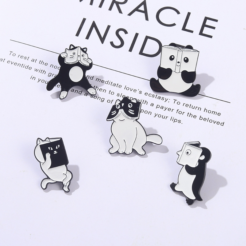 Cute Books Enamel Brooch Dog F - đánh giá và giá Jewelry Making Journal