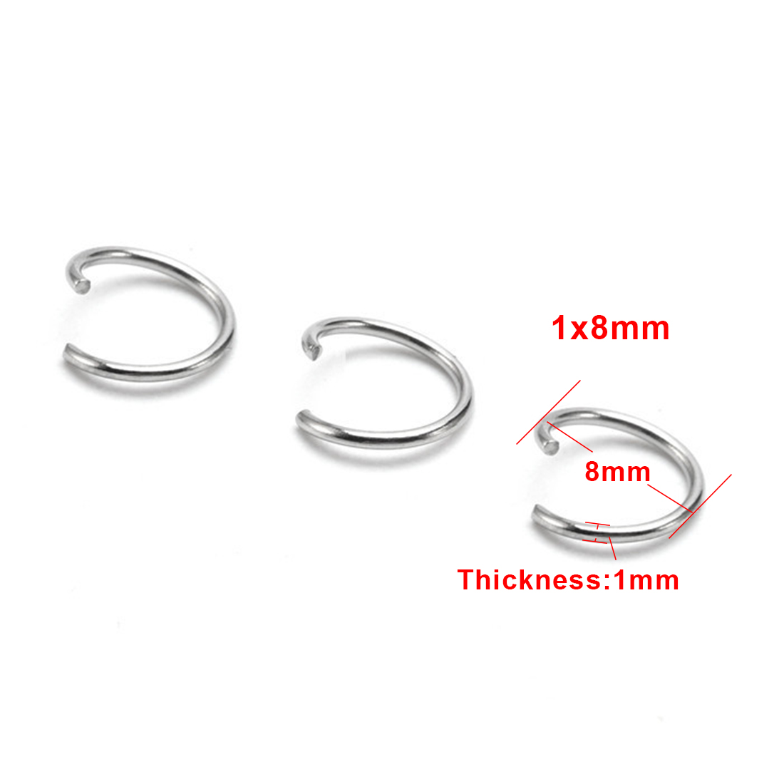 200pcs/Lot Stainless Steel Jum - đánh giá và giá Jewelry Making Closed Jump Rings