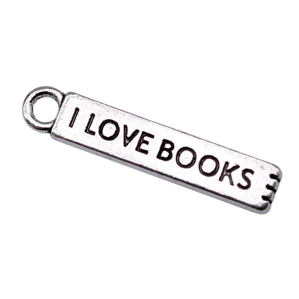 20pcs/lot I Love Books Charms  - đánh giá và giá Jewelry Making Journal