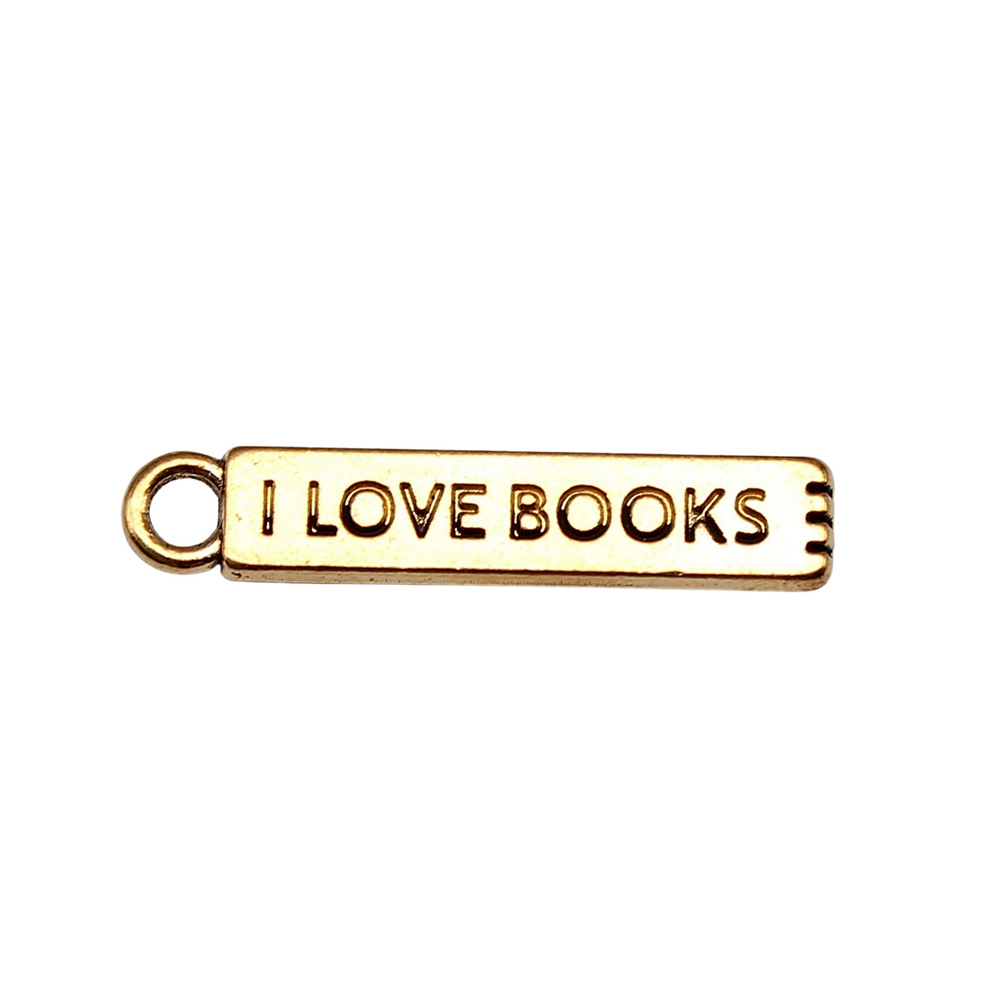 20pcs/lot I Love Books Charms  - đánh giá và giá Jewelry Making Journal