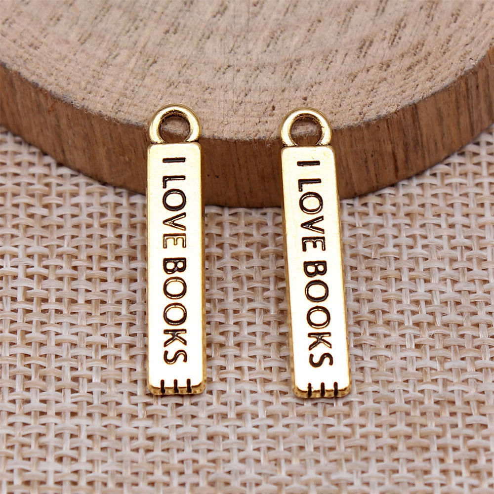20pcs/lot I Love Books Charms  - đánh giá và giá Jewelry Making Journal
