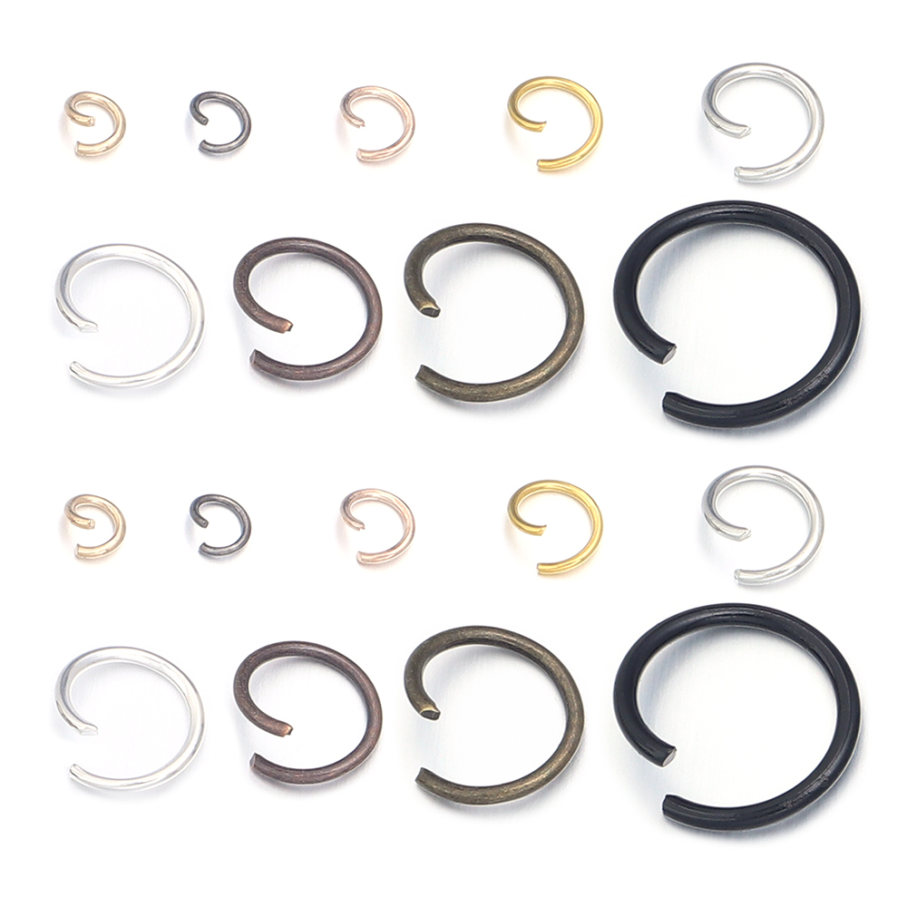 200pcs/lot Metal Open Jump Rin - đánh giá và giá Jewelry Making Closed Jump Rings