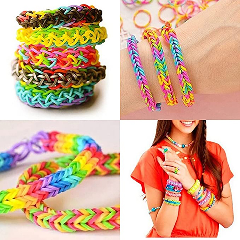 600 pieces Colorful Rubber Ban - đánh giá và giá Jewelry Making Degree