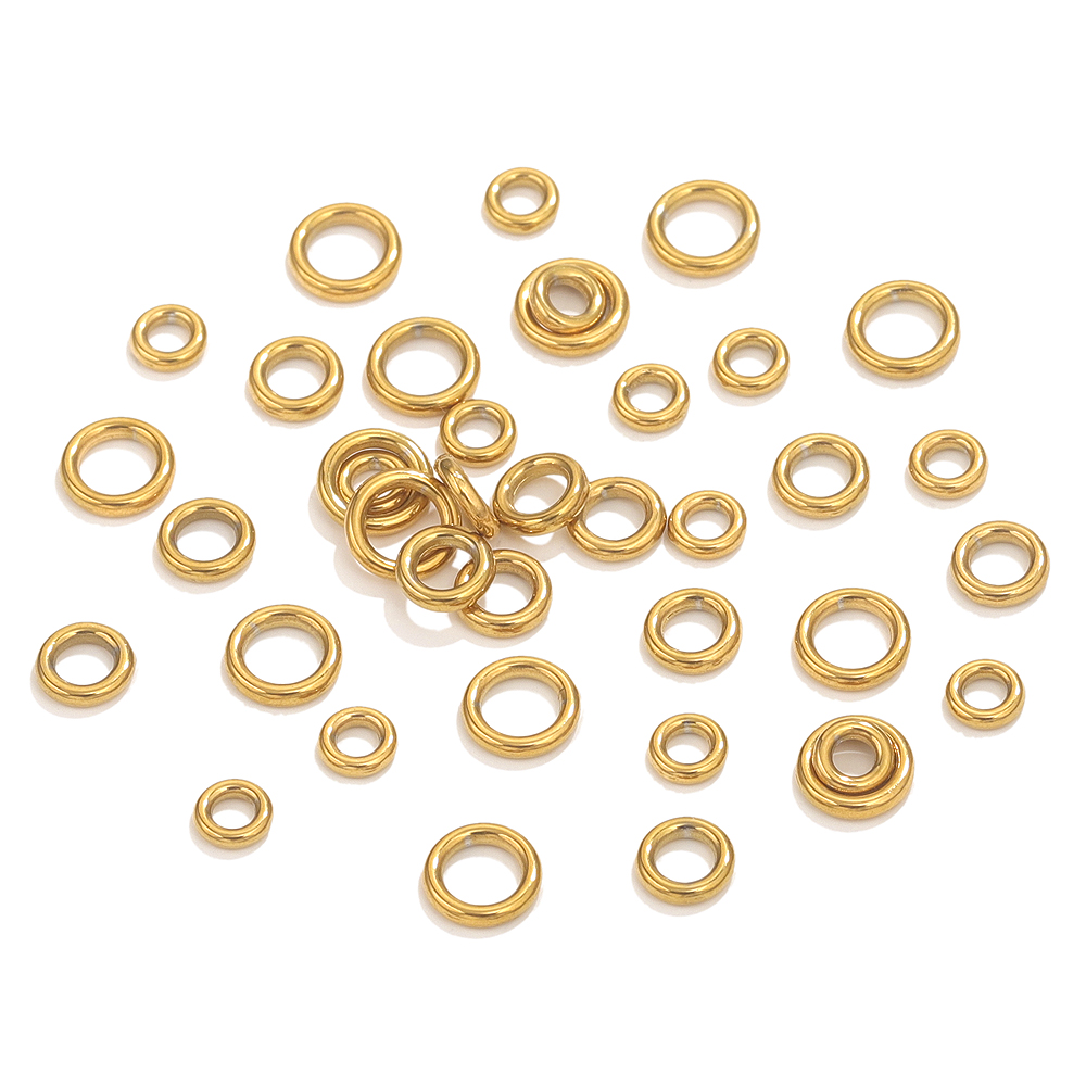 50pcs Stainless Steel O Ring G - đánh giá và giá Jewelry Making Gold Wire