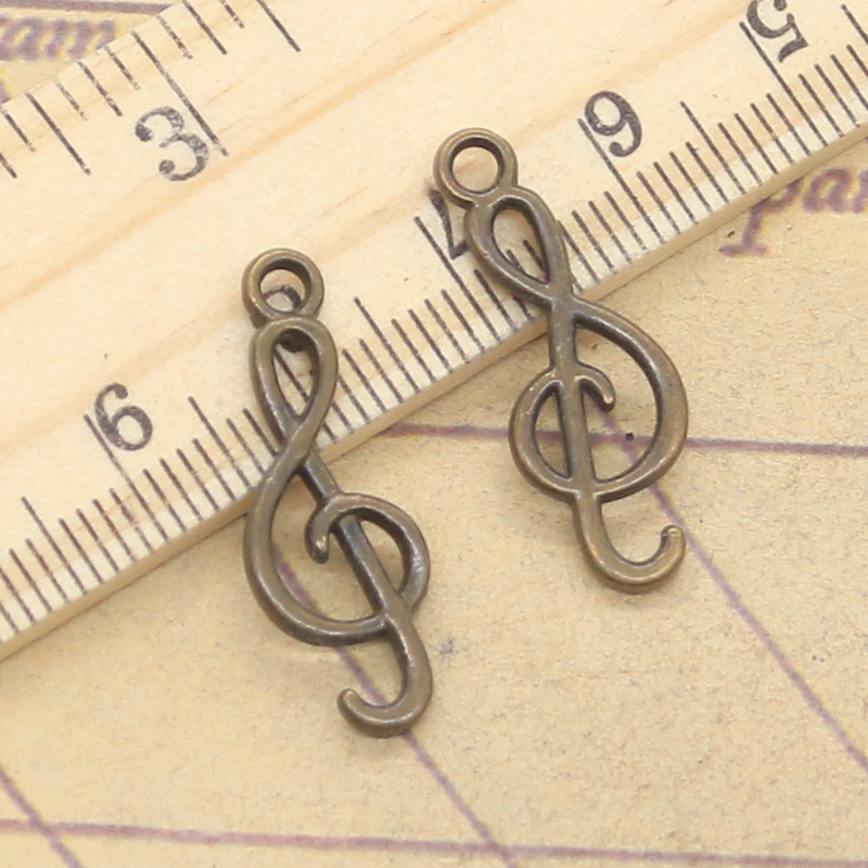 20pcs Charms Musical Note 25x9 - đánh giá và giá Jewelry Making Notes