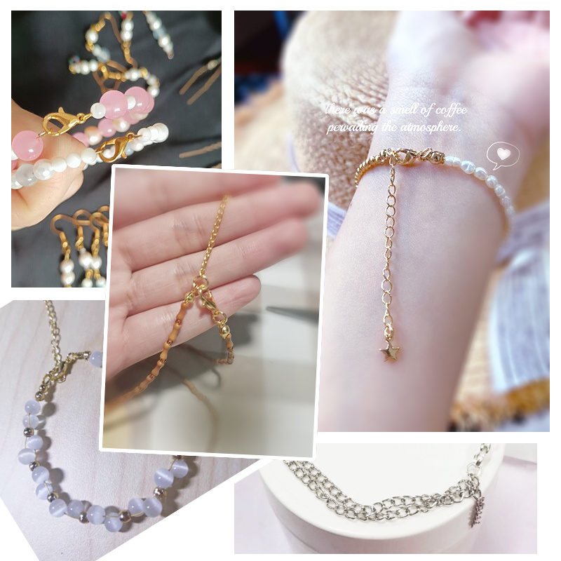 4 6 8mm Kc Gold Alloy Jewelry  - đánh giá và giá Jewelry Making Closed Jump Rings