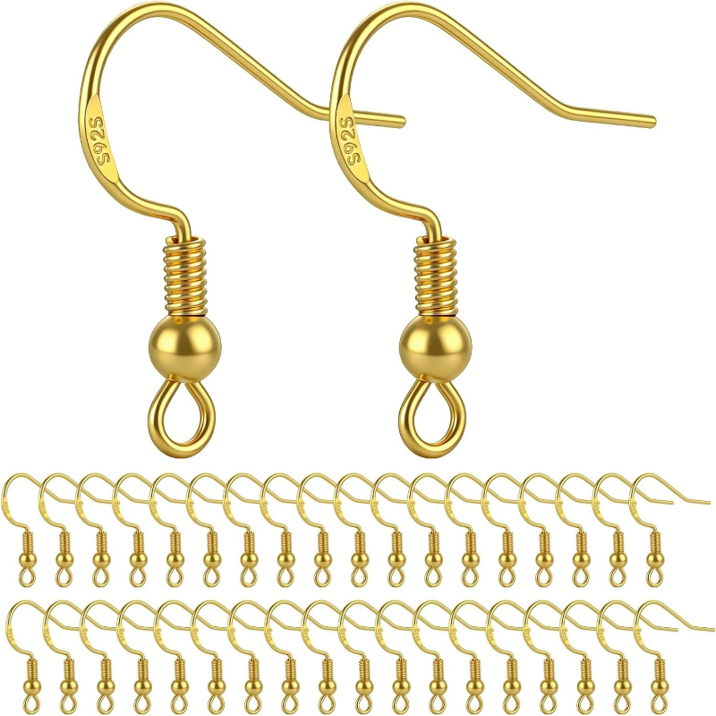 50pcs Gold Plated 925 Silver T - đánh giá và giá Jewelry Making Gold Wire