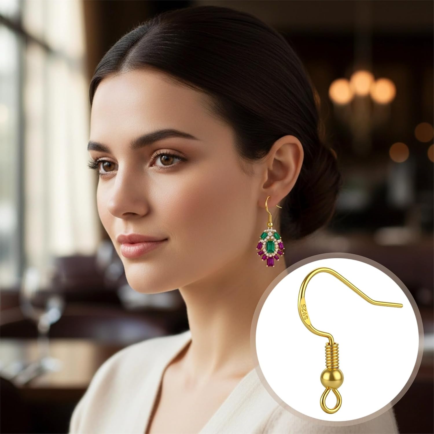 50pcs Gold Plated 925 Silver T - đánh giá và giá Jewelry Making Gold Wire