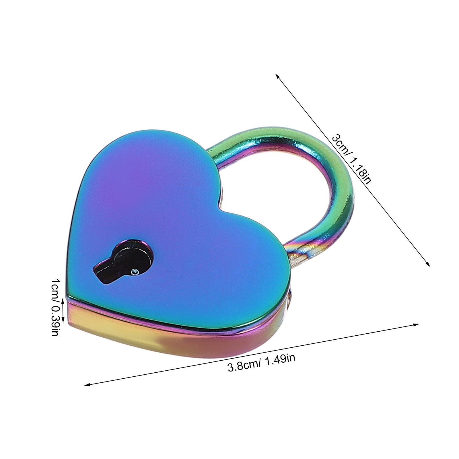 2Set Mini Heart Shaped Padlock - đánh giá và giá Jewelry Making Journal