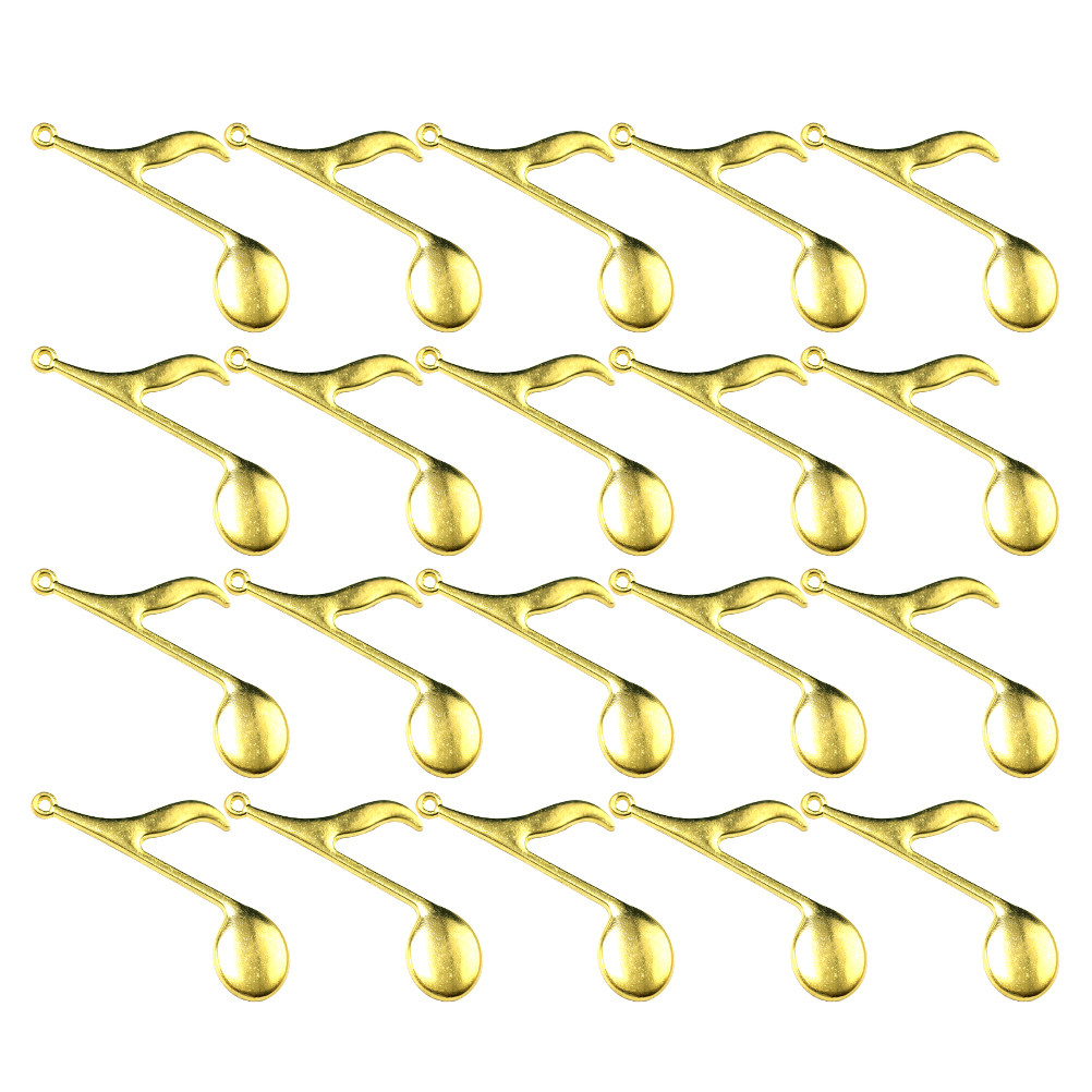 20Pcs Musical Note Alloy Penda - đánh giá và giá Jewelry Making Notes